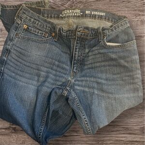 Signature by Levi Strauss Men's Denim Straight Jeans